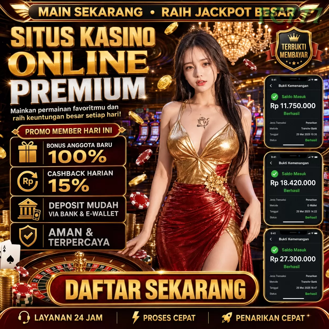 WELCOME BONUS NEW MEMBER 50_ promotion image