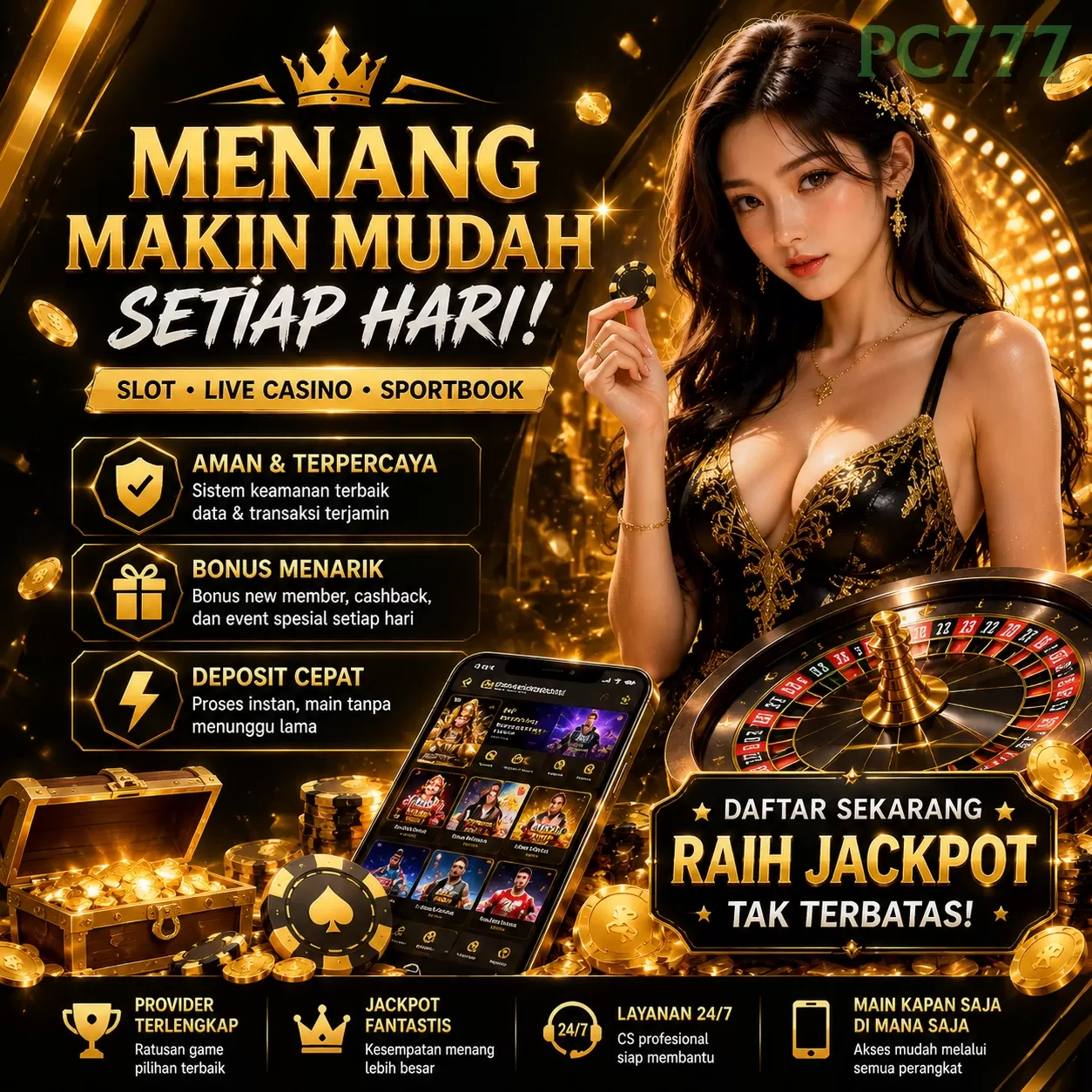 BONUS GARANSI KEKALAHAN SALDO KEMBALI 100_ promotion image
